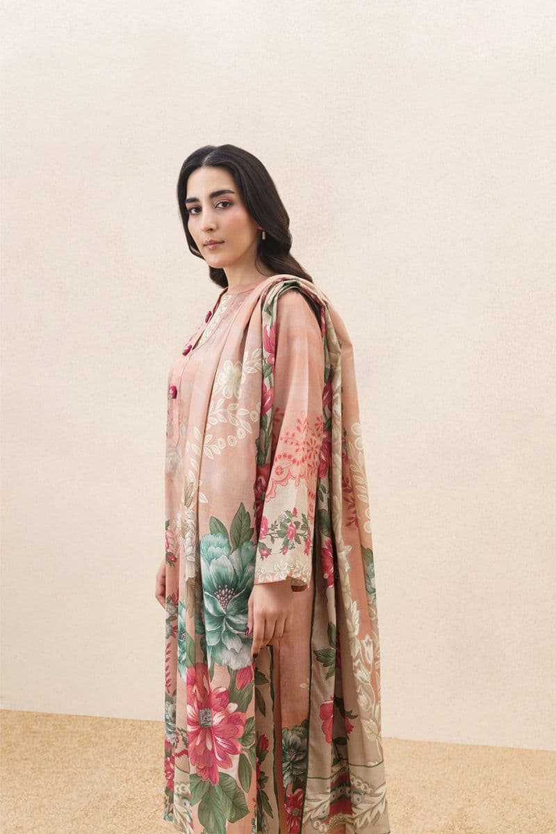 3 PIECE PRINTED LAWN SUIT (PRET) thumbnail