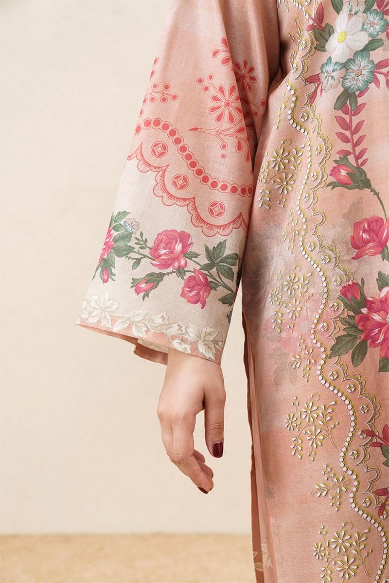 3 PIECE PRINTED LAWN SUIT (PRET) thumbnail