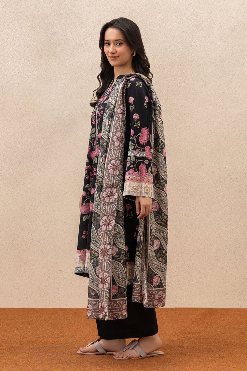 3 PIECE PRINTED LAWN SUIT (PRET) thumbnail