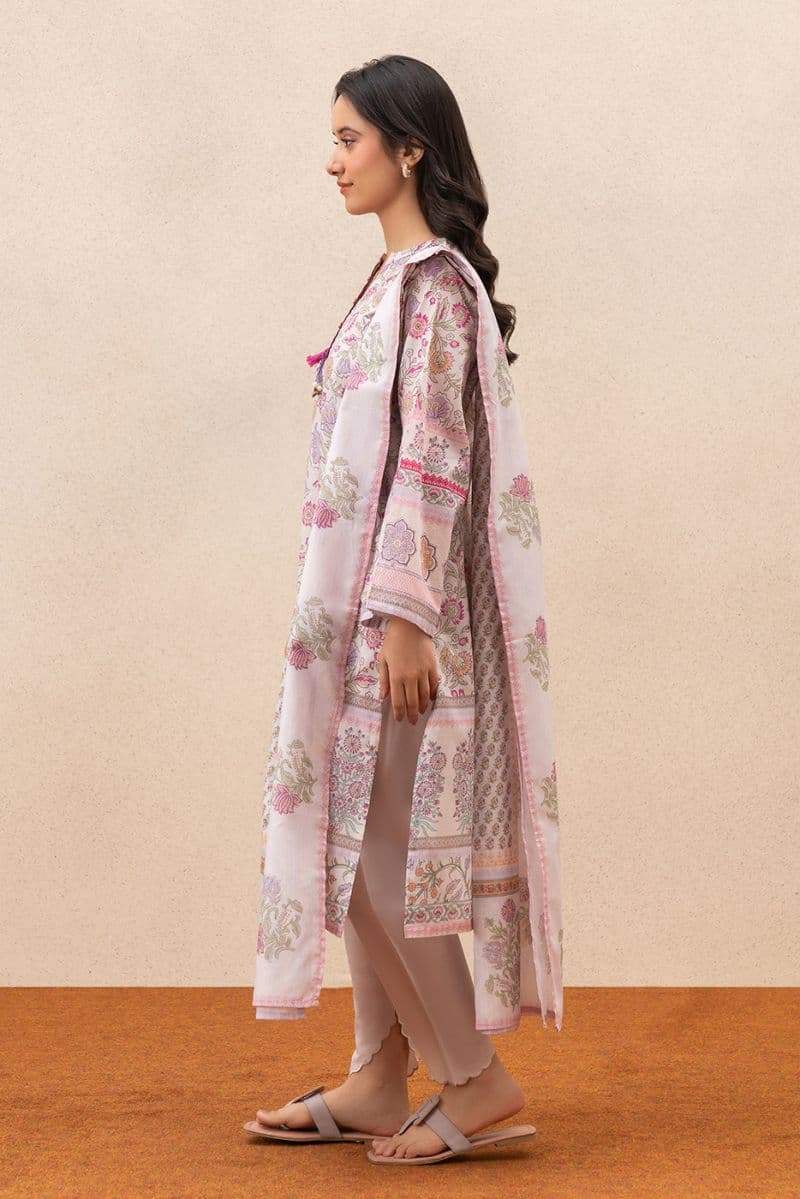3 PIECE PRINTED LAWN SUIT (PRET) thumbnail