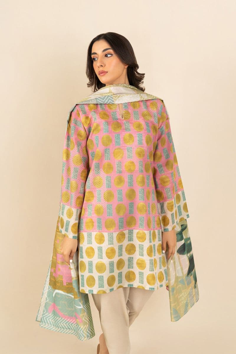 3 PIECE PRINTED LAWN SUIT (PRET) thumbnail