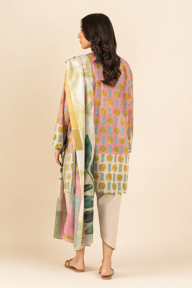 3 PIECE PRINTED LAWN SUIT (PRET) thumbnail