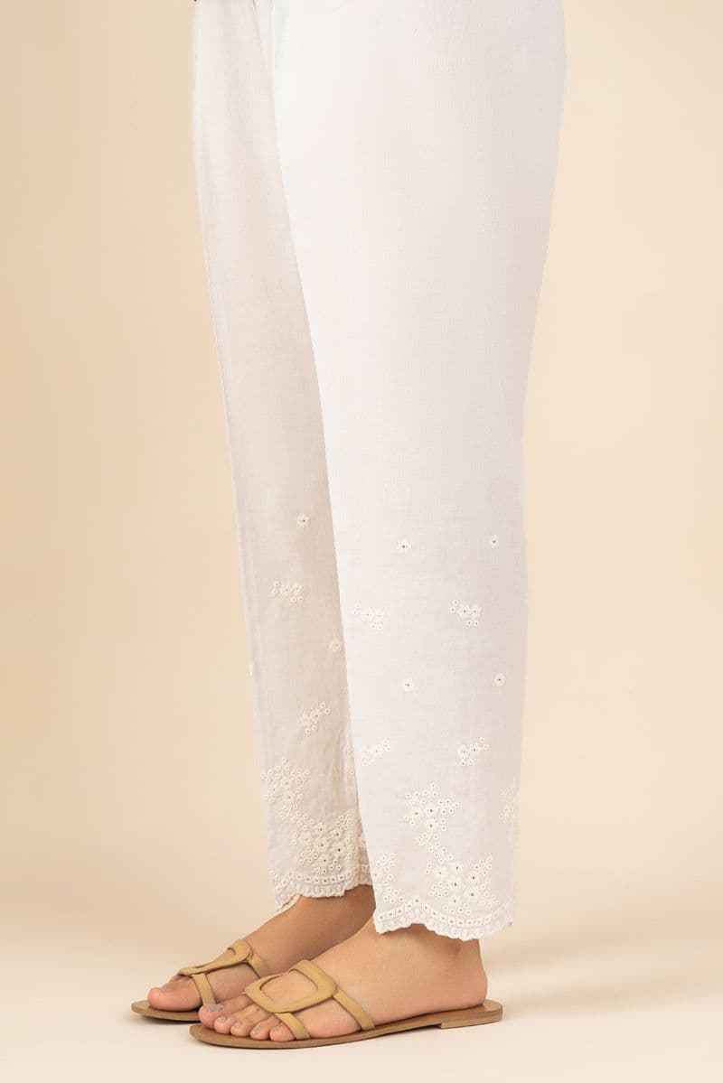 EMBROIDERED STRAIGHT PANTS thumbnail