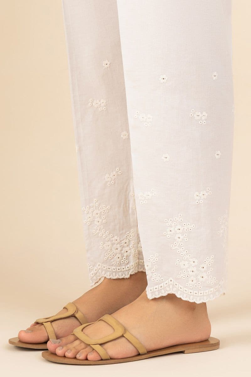 EMBROIDERED STRAIGHT PANTS thumbnail