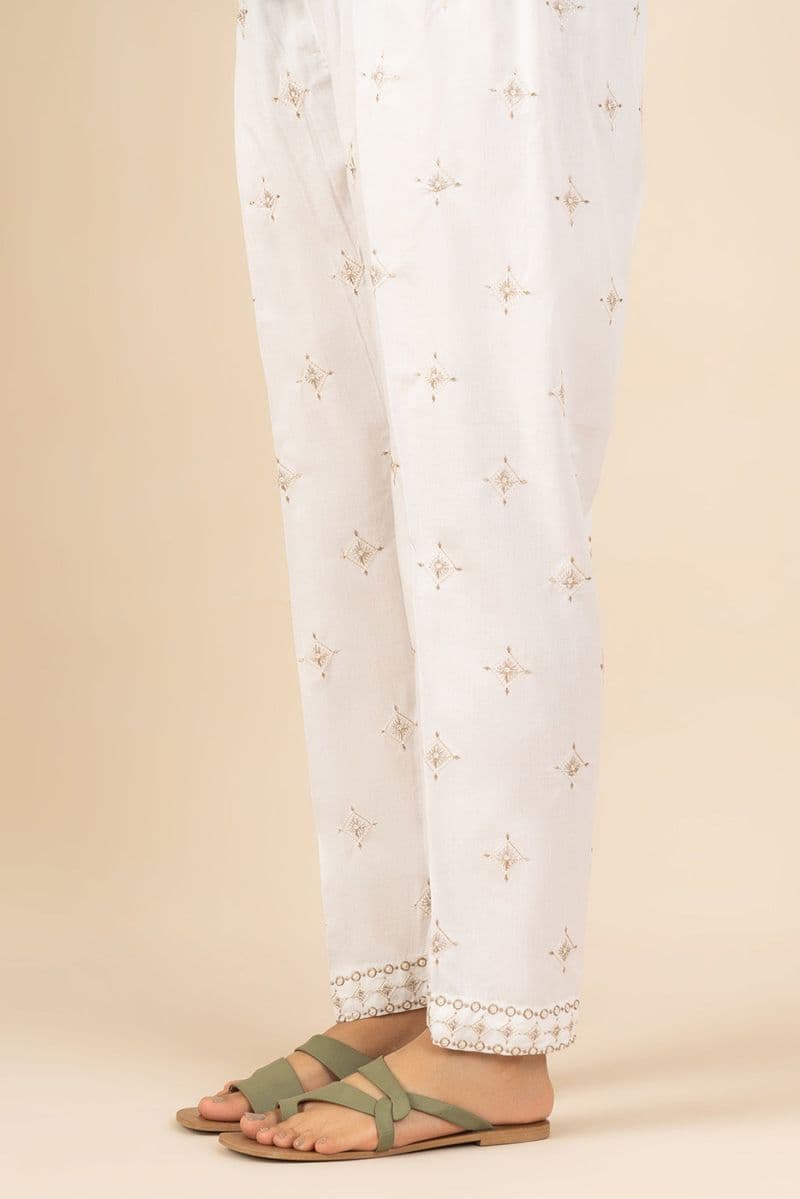 EMBROIDERED STRAIGHT PANTS thumbnail
