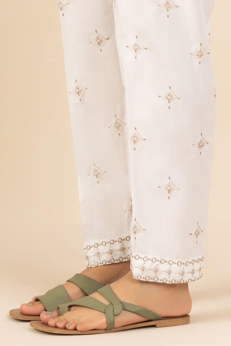 EMBROIDERED STRAIGHT PANTS thumbnail