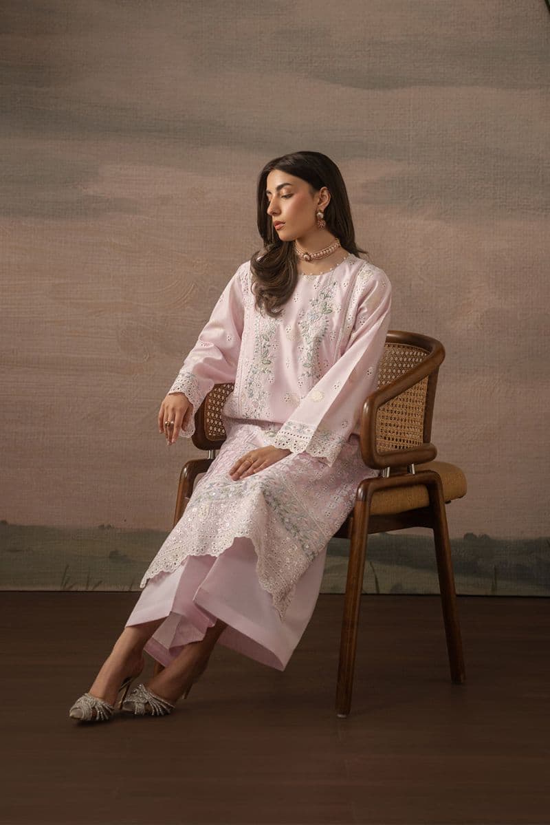 2 PIECE EMBROIDERED ZARI JACQUARD SUIT (LUXURY PRET) thumbnail