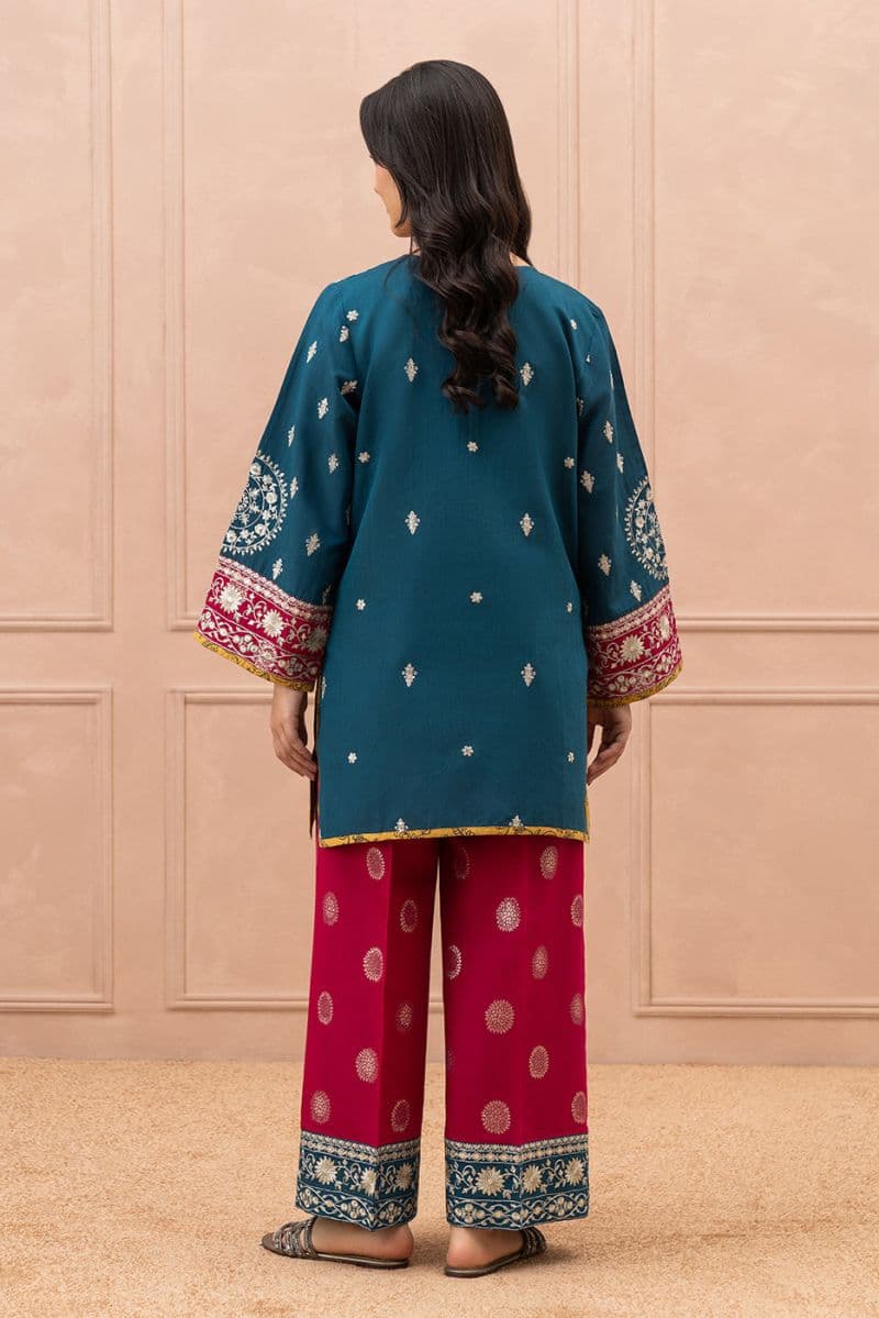 2 PIECE EMBROIDERED JACQUARD SUIT (LUXURY PRET) thumbnail
