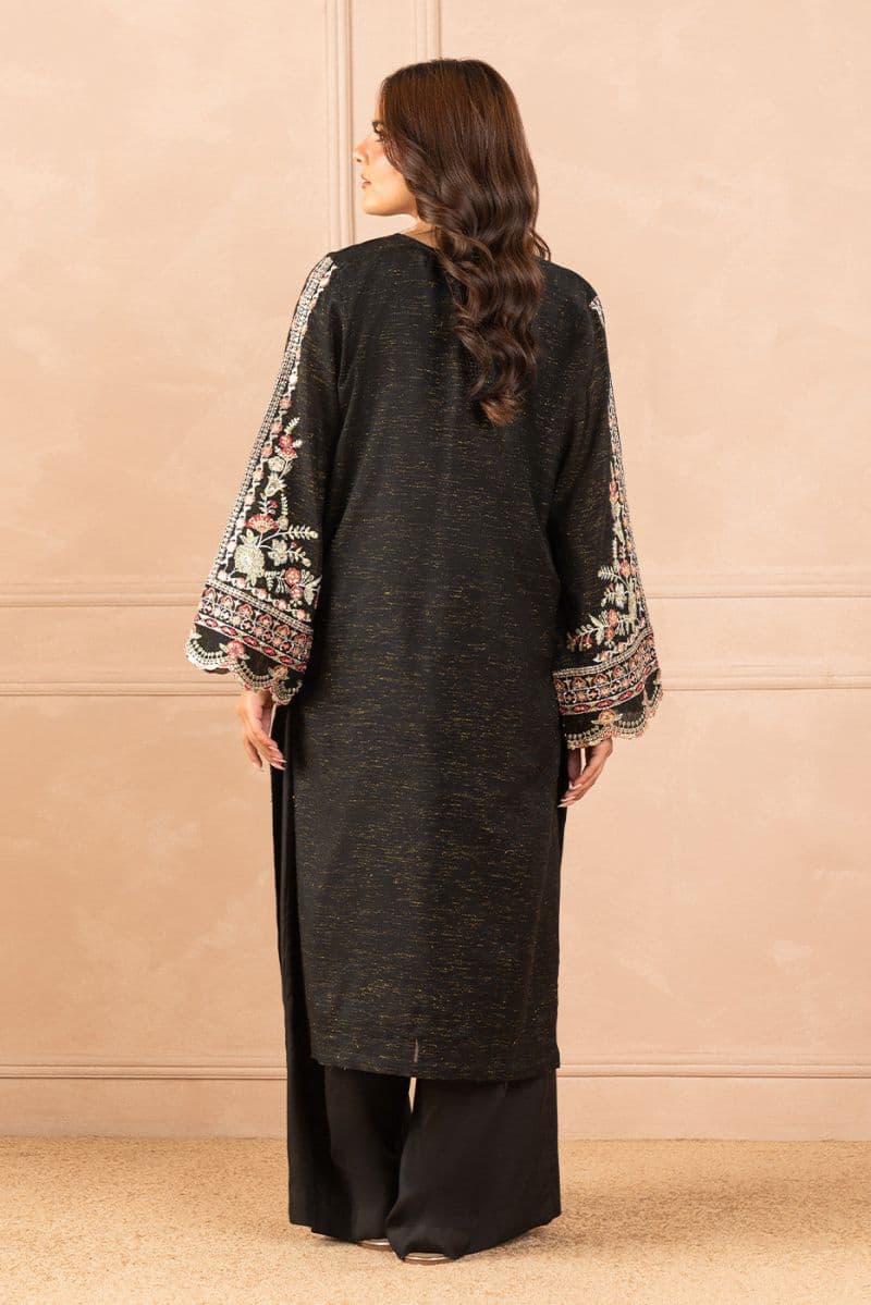 2 PIECE EMBROIDERED ZARI JACQUARD SUIT (LUXURY PRET) thumbnail