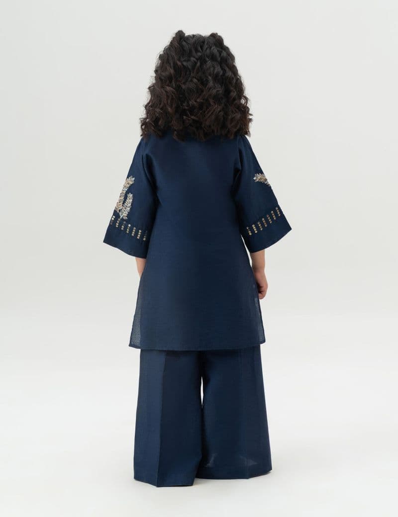 2 PIECE BUTTON DOWN EMBROIDERED SUIT thumbnail