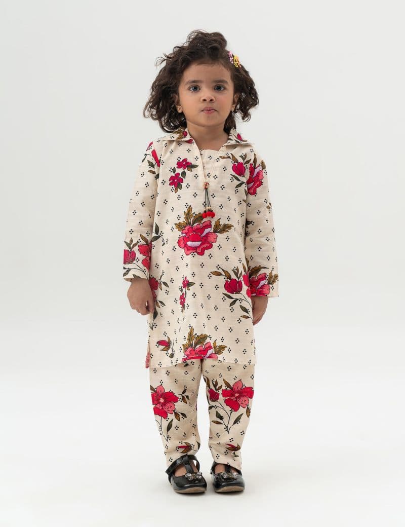 2 PIECE FLORAL PRINTED SUIT thumbnail