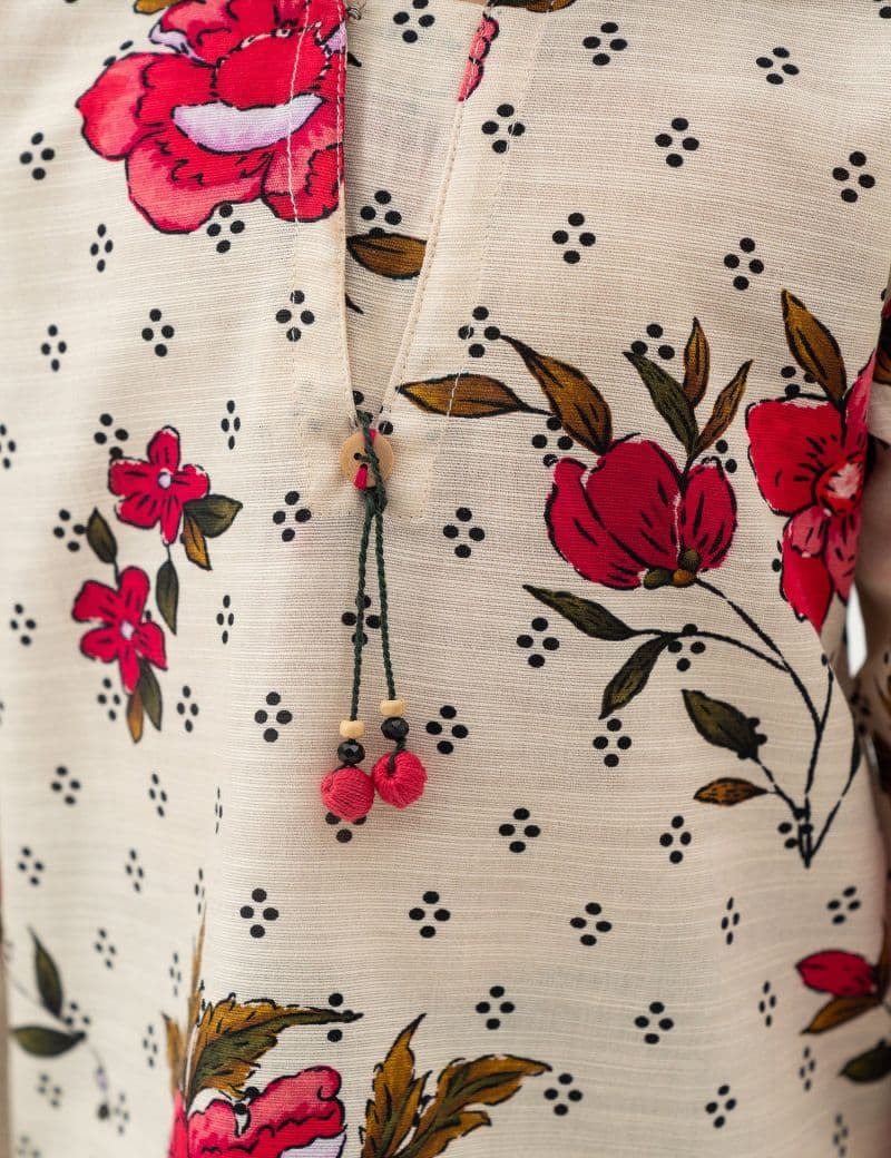 2 PIECE FLORAL PRINTED SUIT thumbnail