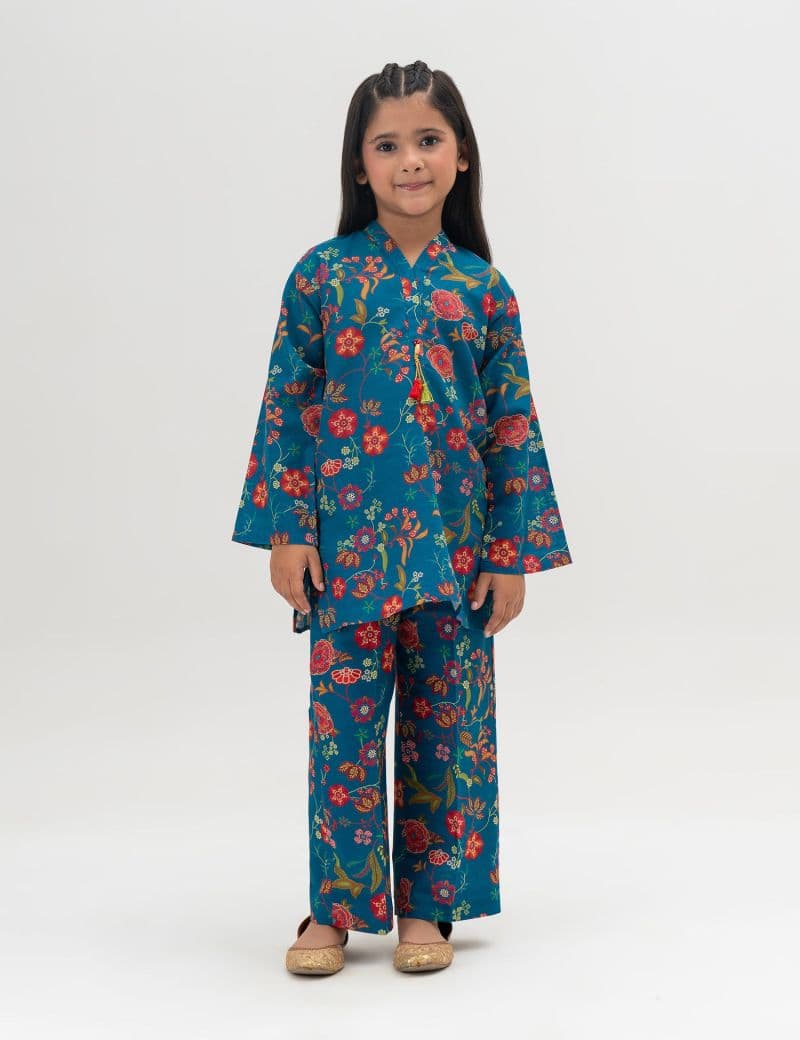 2 PIECE FLORAL PRINTED SUIT thumbnail