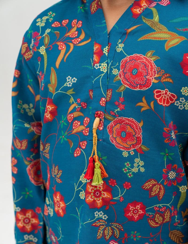 2 PIECE FLORAL PRINTED SUIT thumbnail