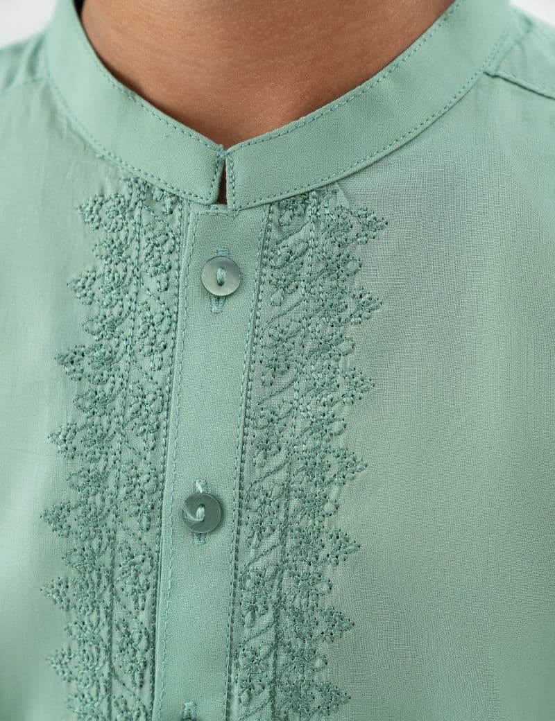 2 PIECE EMBROIDERED SUIT thumbnail