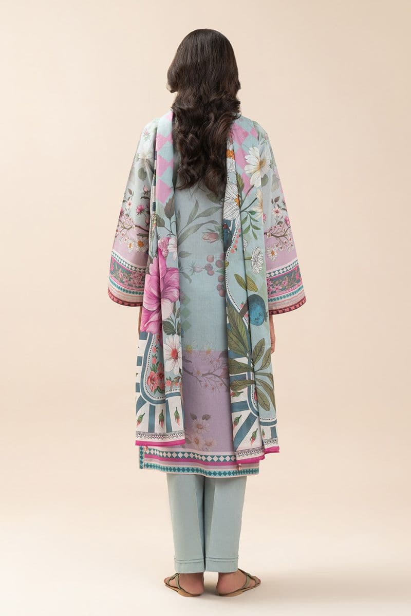 3 PIECE PRINTED LAWN SUIT-FLORINA BREEZE (UNSTITCHED) thumbnail