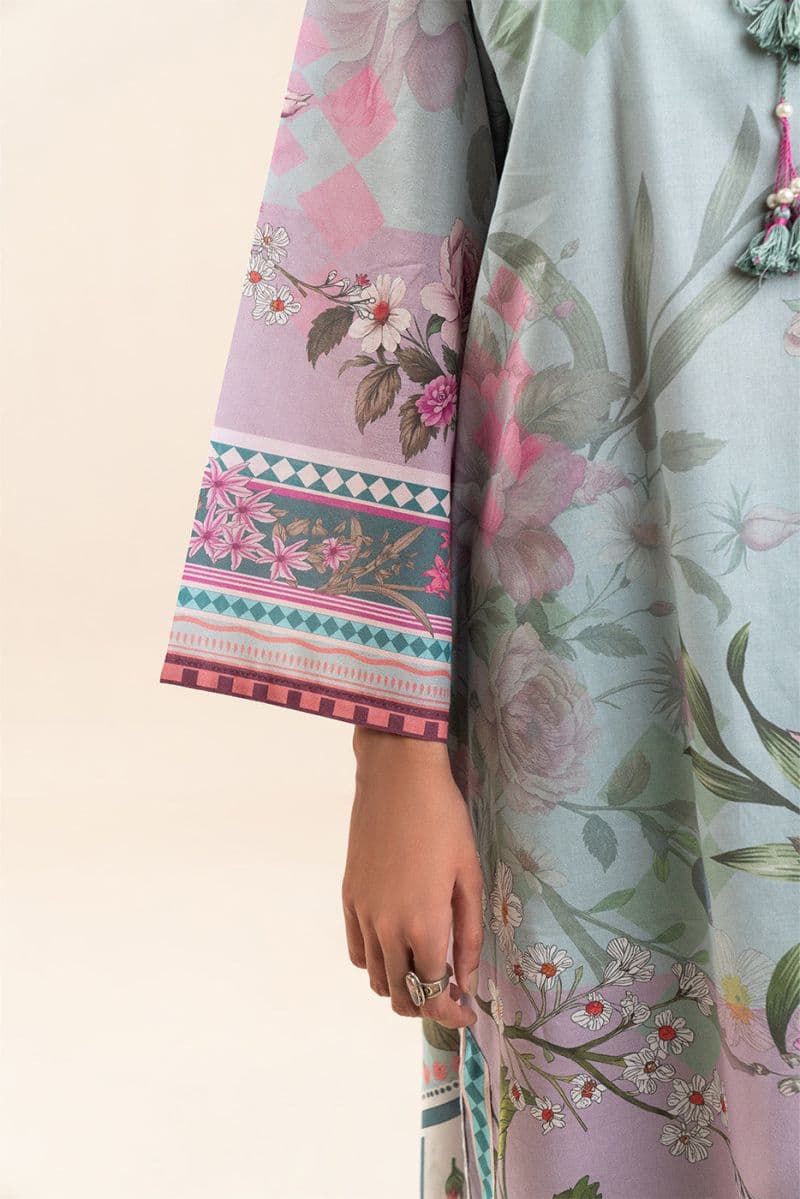 3 PIECE PRINTED LAWN SUIT-FLORINA BREEZE (UNSTITCHED) thumbnail