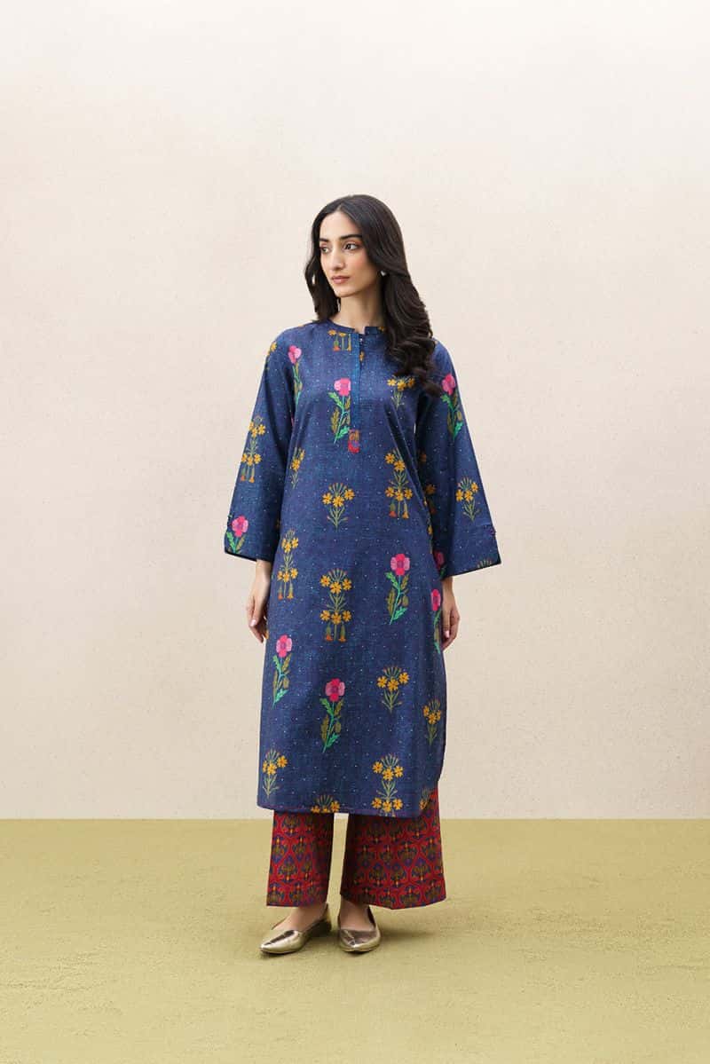 2 PIECE PRINTED DORIA DOBBY SUIT (PRET)