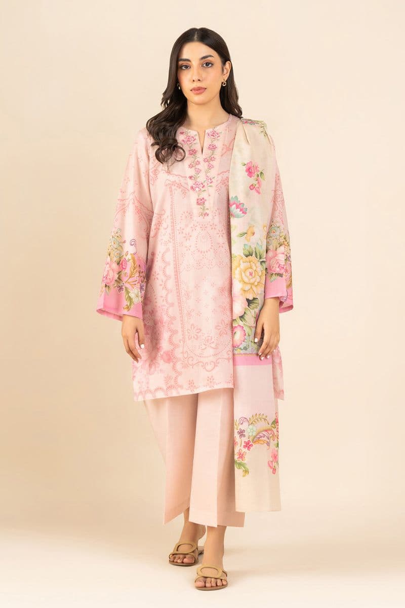3 PIECE EMBROIDERED LAWN SUIT (PRET) thumbnail