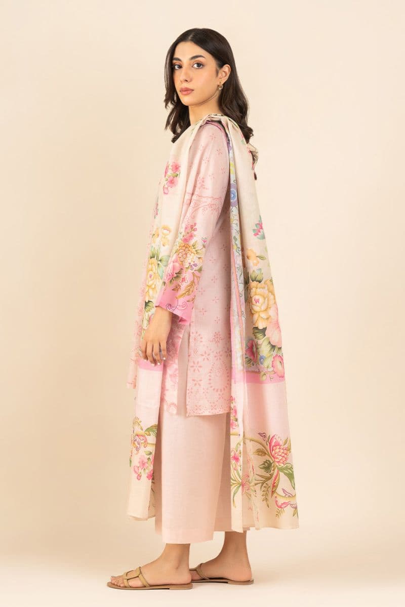 3 PIECE EMBROIDERED LAWN SUIT (PRET) thumbnail