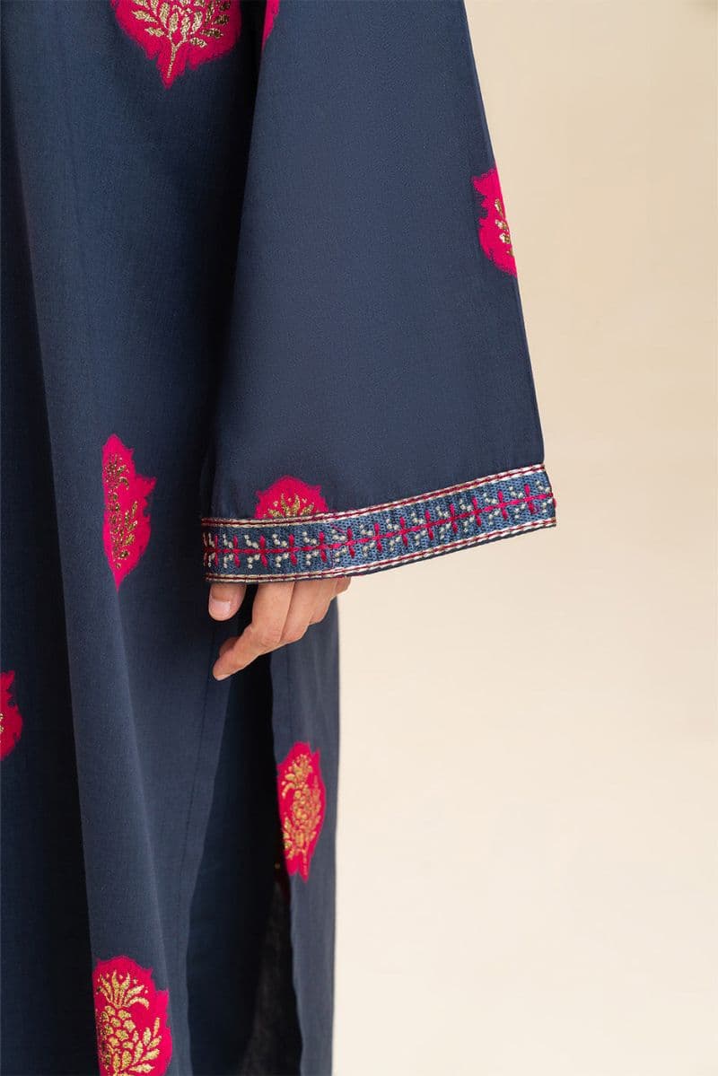EMBROIDERED LUREX JACQUARD SHIRT (PRET) thumbnail