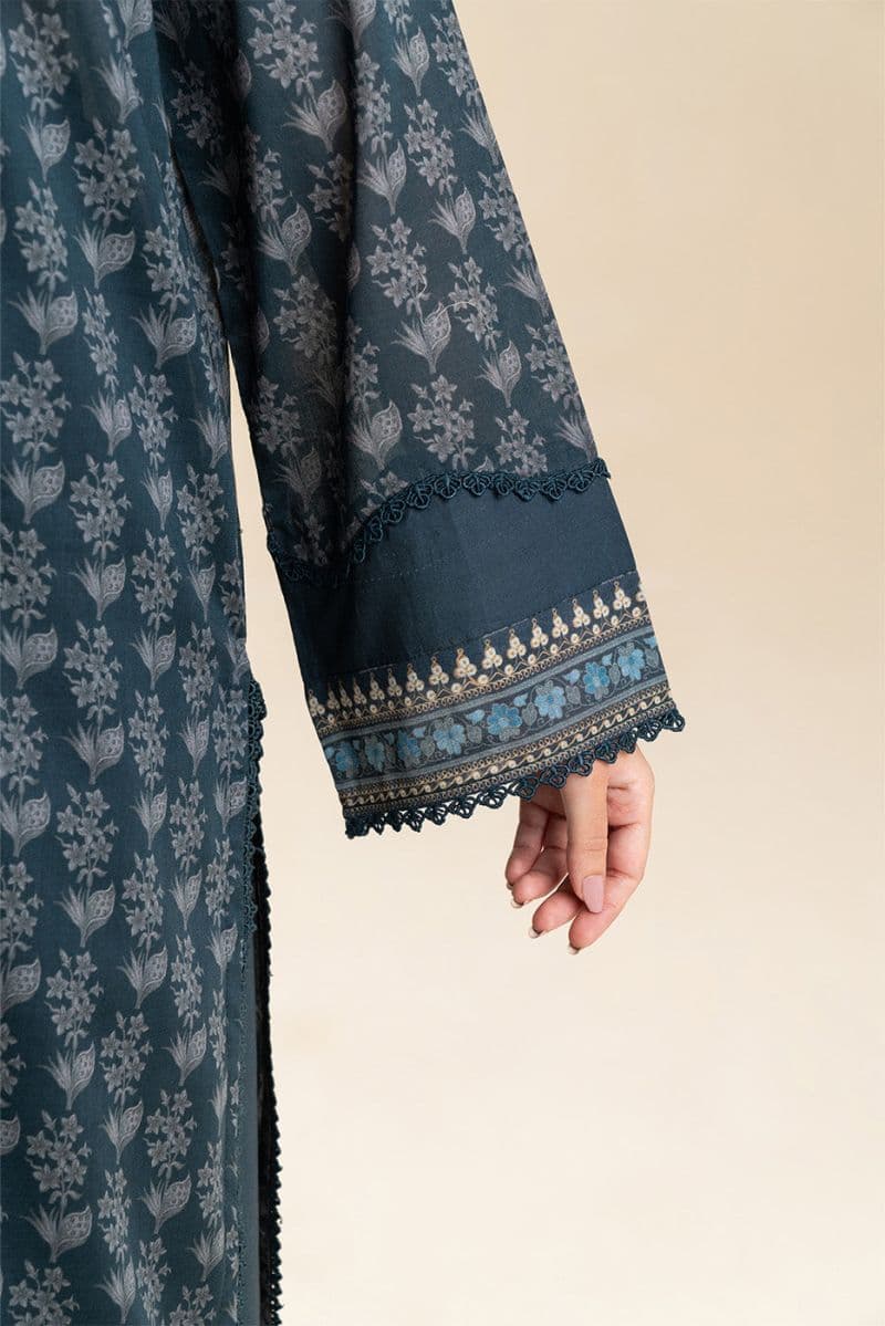3 PIECE EMBROIDERED LAWN SUIT-MIDNIGHT TRADITION (UNSTITCHED) thumbnail