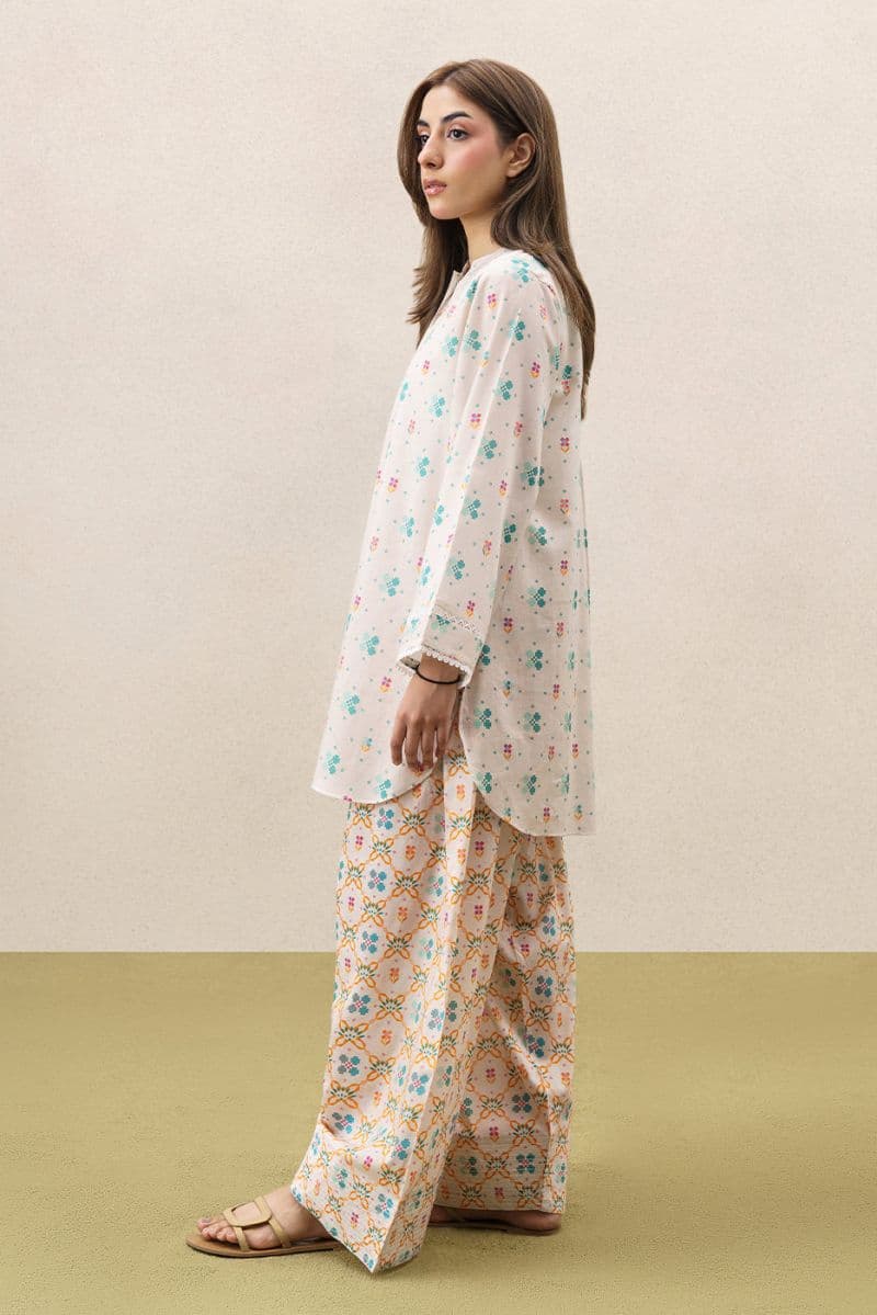 PRINTED LAWN SHIRT (PRET) thumbnail