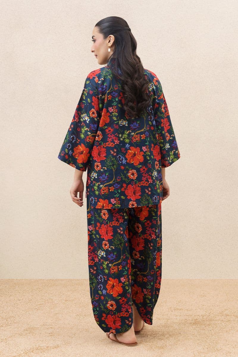2 PIECE PRINTED CAMBRIC SUIT (PRET) thumbnail