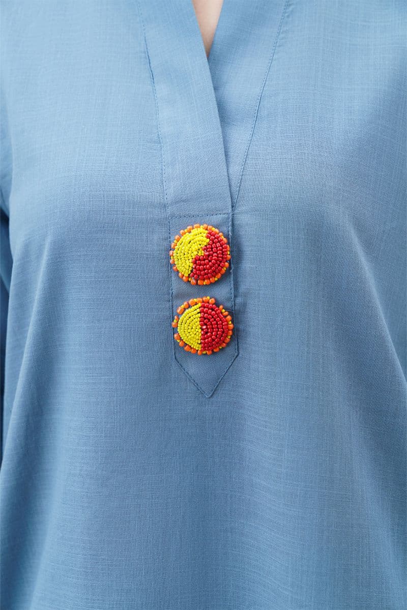 2 PIECE SOLID YARN DYED SUIT (PRET) thumbnail