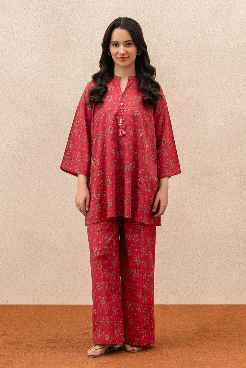 2 PIECE PRINTED LAWN SUIT (PRET) thumbnail