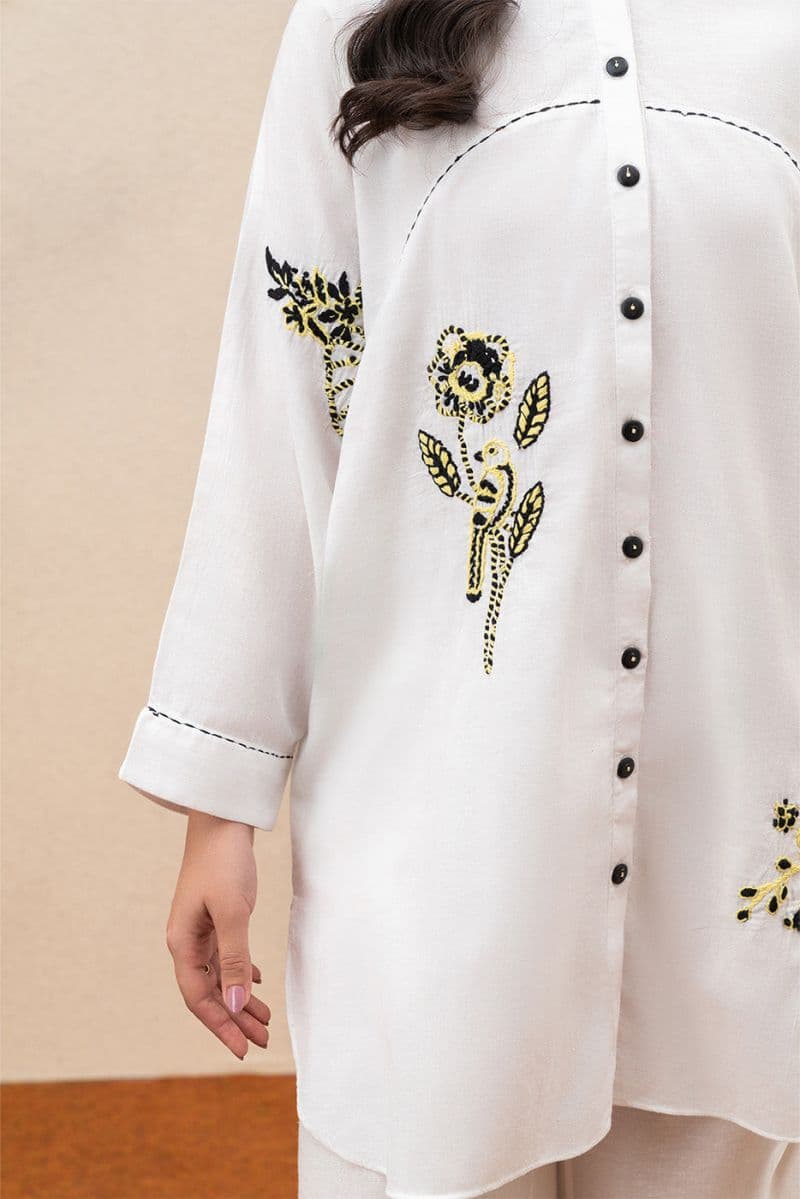 2 PIECE EMBROIDERED SUIT (PRET) thumbnail