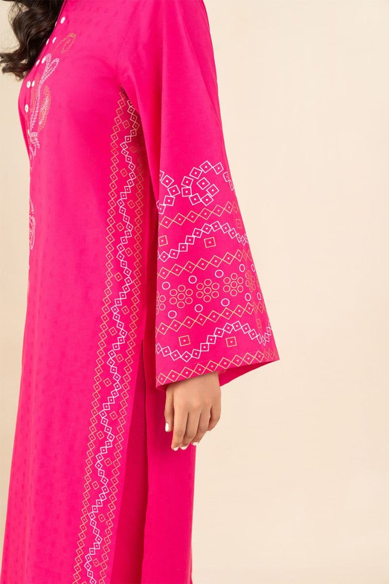 2 PIECE EMBROIDERED DOBBY SUIT (PRET) thumbnail