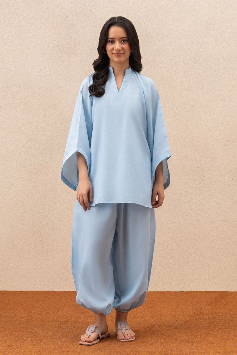 2 PIECE SOLID YARN DYED SUIT (PRET) thumbnail
