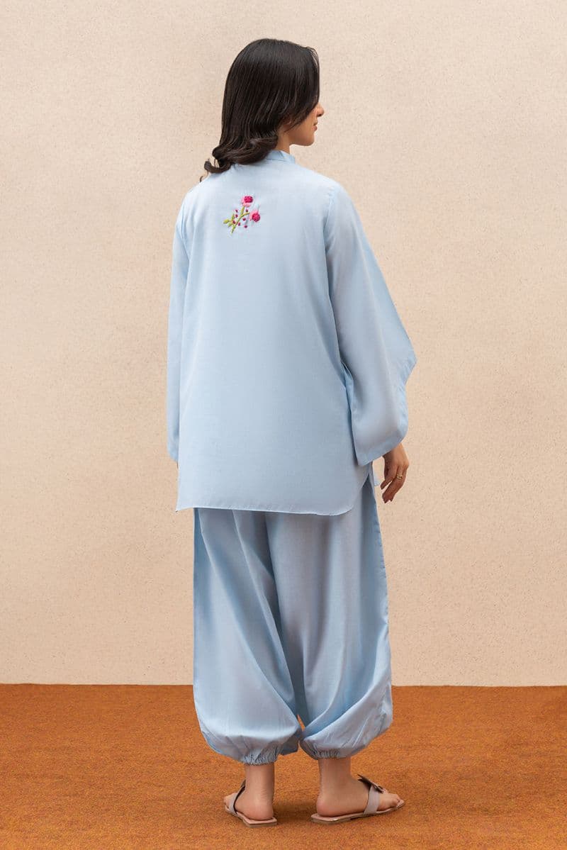 2 PIECE SOLID YARN DYED SUIT (PRET) thumbnail