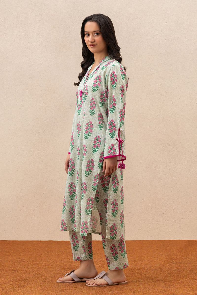 2 PIECE PRINTED LAWN SUIT (PRET) thumbnail