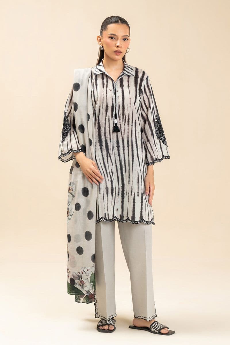 3 PIECE EMBROIDERED LAWN SUIT-LINEN DREAM (UNSTITCHED) thumbnail