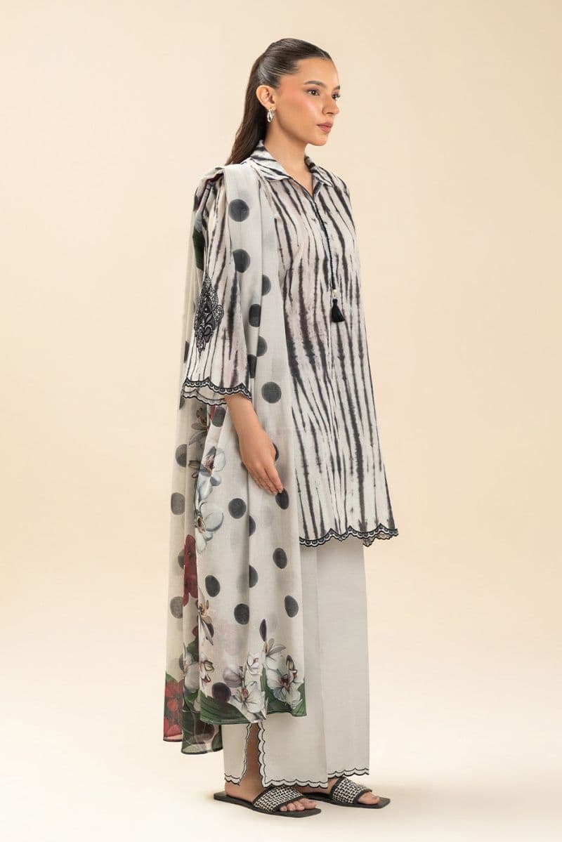 3 PIECE EMBROIDERED LAWN SUIT-LINEN DREAM (UNSTITCHED) thumbnail