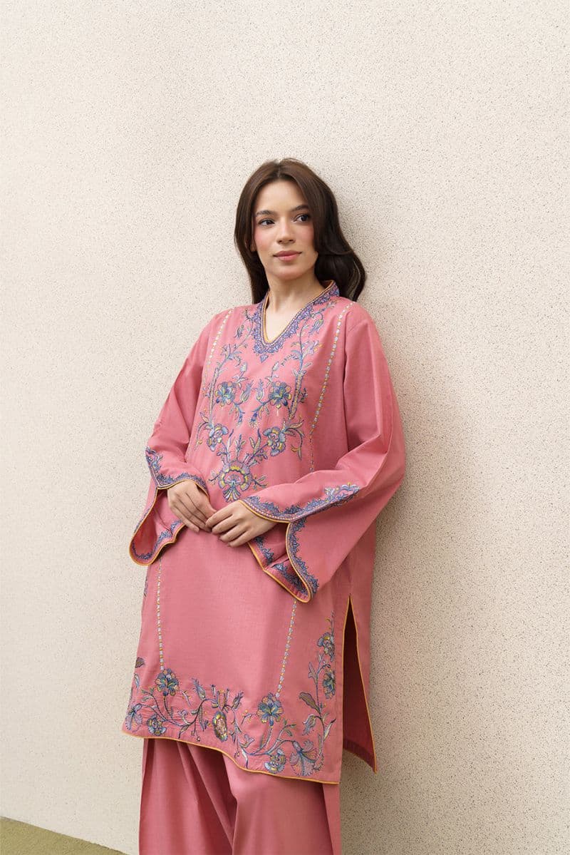 2 PIECE EMBROIDERED LAWN SUIT (PRET) thumbnail