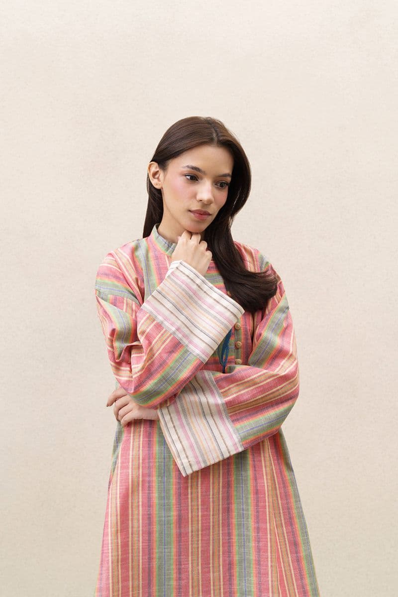 2 Piece Solid Yarn Dyed Suit Pret thumbnail