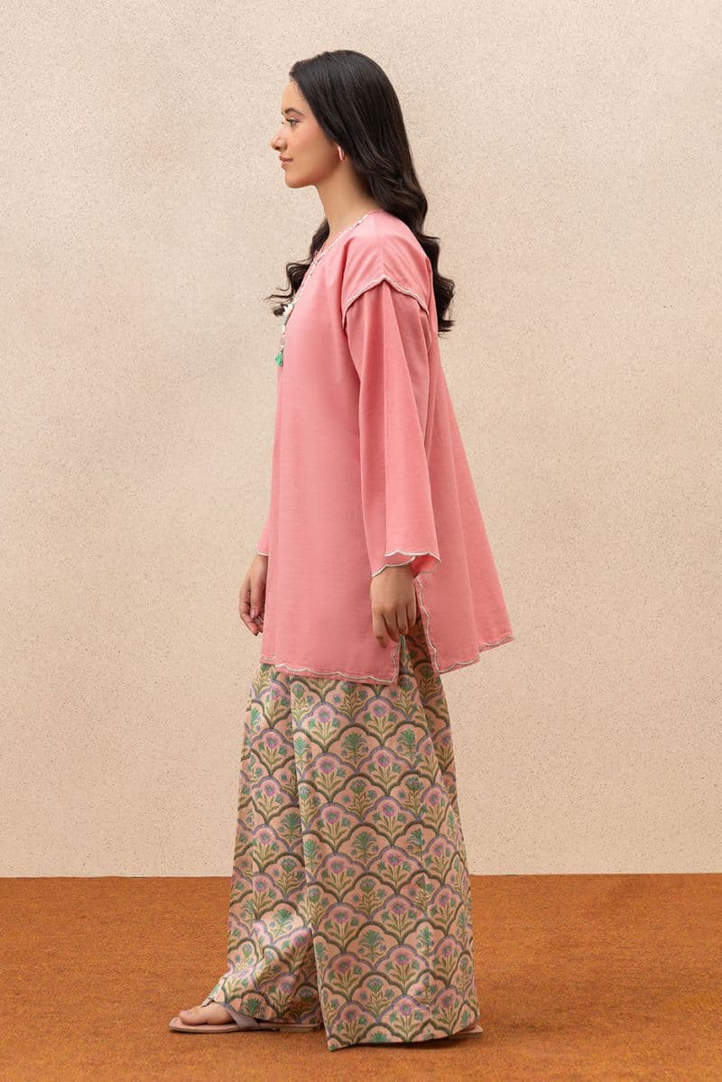 2 Piece Solid Slub Lawn Suit Pret thumbnail
