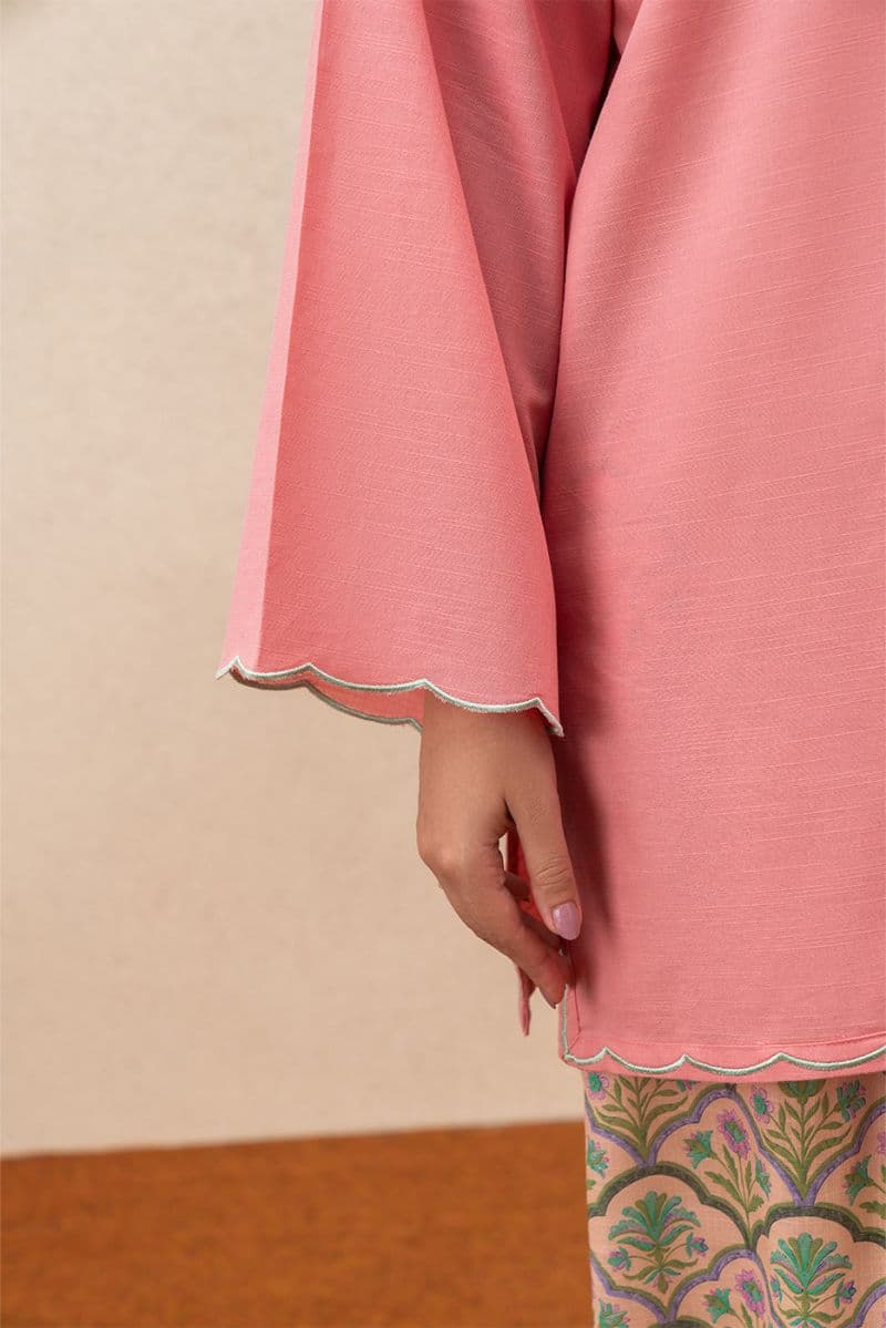 2 Piece Solid Slub Lawn Suit Pret thumbnail