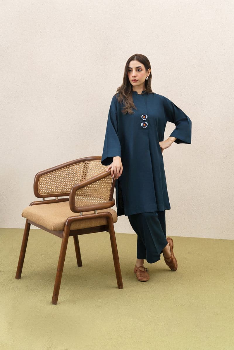 2 Piece Solid Twill Suit Pret thumbnail