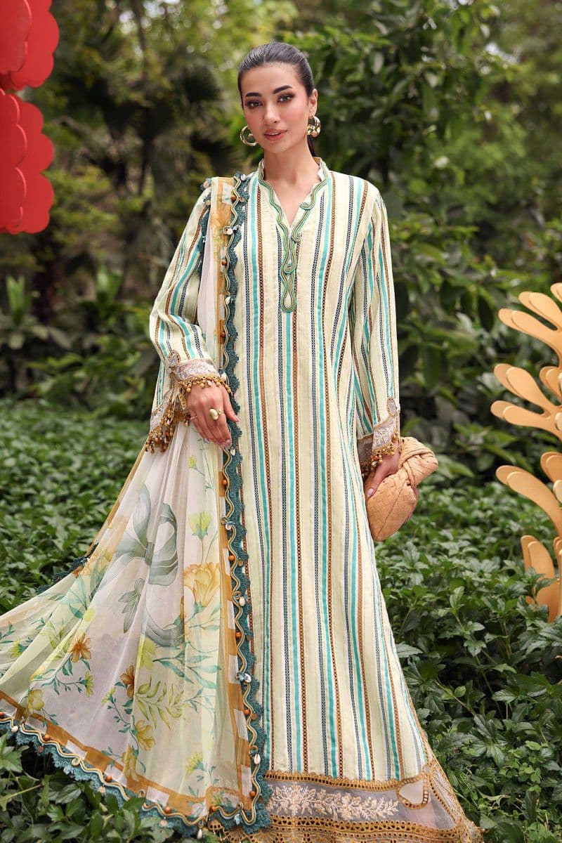 3 Piece Unstitched Embroidered Jacquard Suit thumbnail