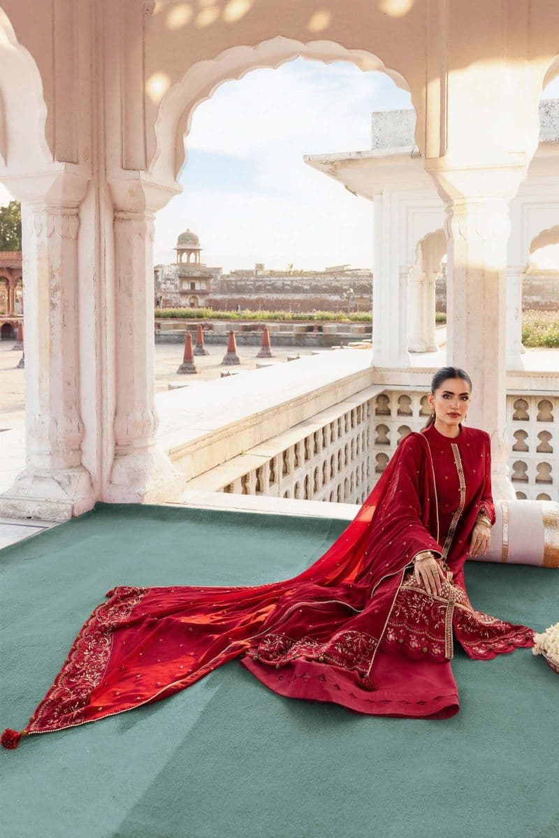 3 Pc Unstitched Embroidered Chiffon Suit thumbnail
