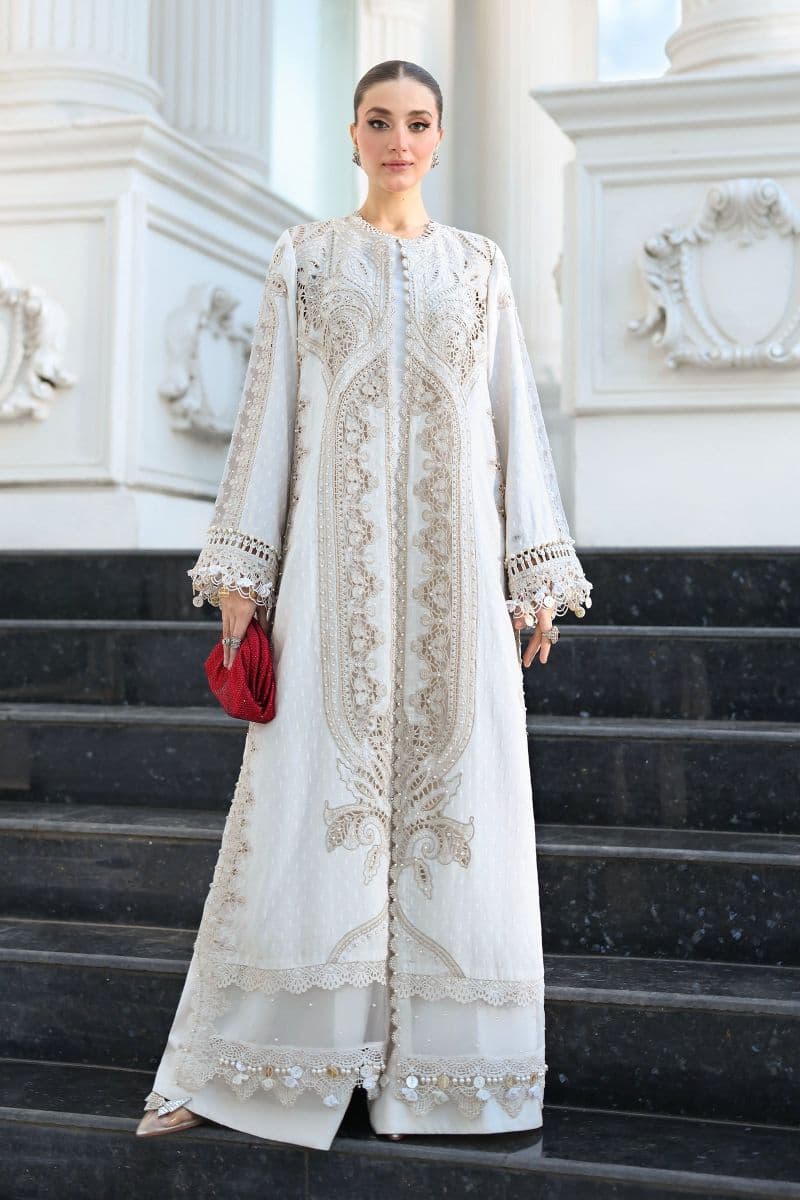 3 Piece Unstitched Embroidered Jacquard Lawn Suit thumbnail