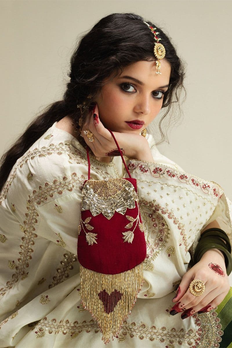 Embroidered Silk 1 Piece Unstitched Suit thumbnail