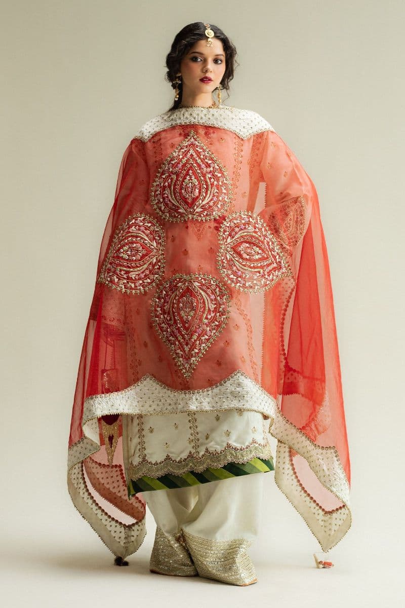 Embroidered Silk 1 Piece Unstitched Suit thumbnail