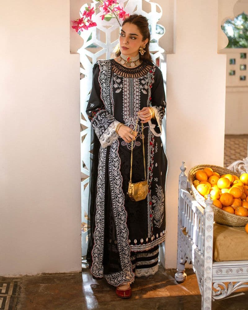 Embroidered Lawn Unstitched Suit thumbnail