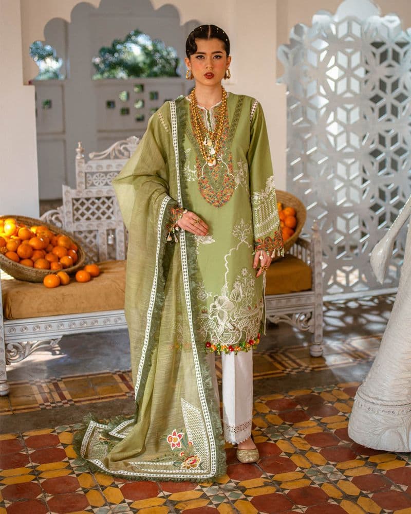 Embroidered Lawn Unstitched Suit thumbnail