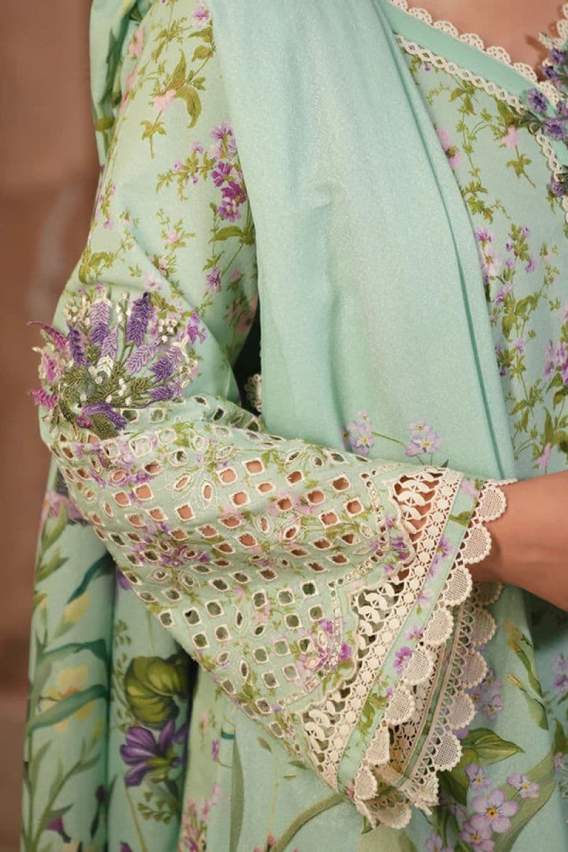 Embroidered Karandi Unstitched Suit thumbnail
